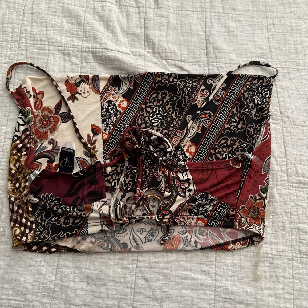 Windsor Multicolor Patchwork Tank Top - image 2